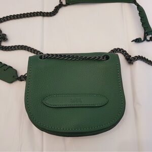 Coach - Green Leather Crossbody Bag